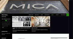 Desktop Screenshot of micagallery.org
